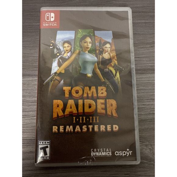 Tomb Raider I-III Remastered (Nintendo Switch) NEW & SEALED - Picture 1 of 6